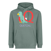 Sage Cute Quetzal Kid's Heavyweight Hoodie - artisFamous
