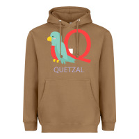Toasted Coconut Cute Quetzal Kid's Heavyweight Hoodie - artisFamous