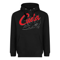 Black bara cuda Heavyweight Hoodie - artisFamous