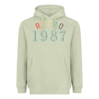 Matcha Retro 1987 Heavyweight Hoodie - artisFamous