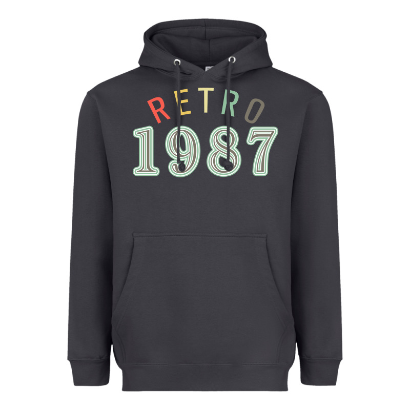 Retro 1987 Heavyweight Hoodie by artisFamous | Teevron