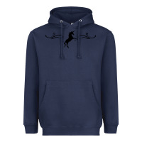 Navy unicorn Heavyweight Hoodie - artisFamous