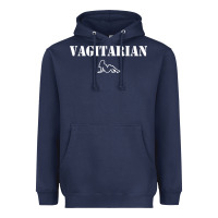 Navy vagitarian Heavyweight Hoodie - artisFamous