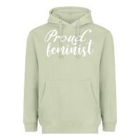 Matcha Proud feminist Heavyweight Hoodie - artisFamous