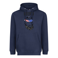 Navy beer'd funny Heavyweight Hoodie - artisFamous