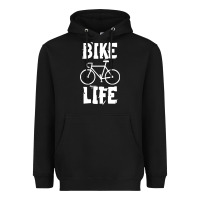 Black bike life Heavyweight Hoodie - artisFamous