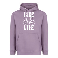 Lavender bike life Heavyweight Hoodie - artisFamous