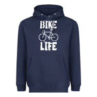 Navy bike life Heavyweight Hoodie - artisFamous