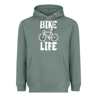 Sage bike life Heavyweight Hoodie - artisFamous