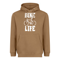 Toasted Coconut bike life Heavyweight Hoodie - artisFamous