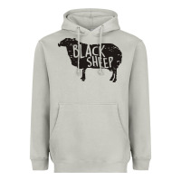 Moon Dust black sheep silhouette Heavyweight Hoodie - artisFamous