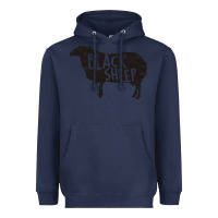 Navy black sheep silhouette Heavyweight Hoodie - artisFamous