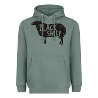 Sage black sheep silhouette Heavyweight Hoodie - artisFamous