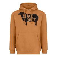 Meerkat black sheep silhouette Heavyweight Hoodie - artisFamous