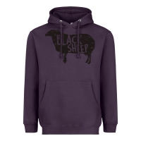 Plum black sheep silhouette Heavyweight Hoodie - artisFamous
