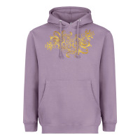 Lavender Gold2 Heavyweight Hoodie - artisFamous