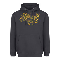 Smoke Gold2 Heavyweight Hoodie - artisFamous