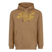 Toasted Coconut Gold2 Heavyweight Hoodie - artisFamous