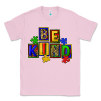 Bubblegum Pink Be kind Classic Tee - CowGirlArtShop