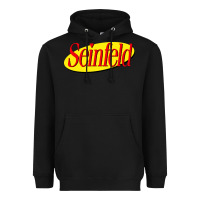 Black new seinfeld Heavyweight Hoodie - artisFamous