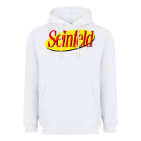 White new seinfeld Heavyweight Hoodie - artisFamous