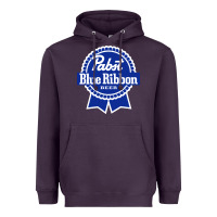 Plum pabst blue ribbon Heavyweight Hoodie - artisFamous