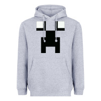 Heather Grey Creeper Squad Heavyweight Hoodie - artisFamous