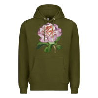Army Green belinda's blush rose Premium Hoodie - LillyAllenDesigns