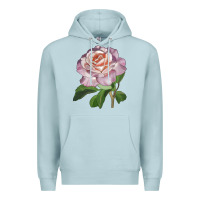 Blue Mist belinda's blush rose Premium Hoodie - LillyAllenDesigns