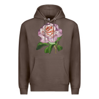 Coffee belinda's blush rose Premium Hoodie - LillyAllenDesigns