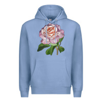 Colony Blue belinda's blush rose Premium Hoodie - LillyAllenDesigns