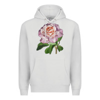 Dove Grey belinda's blush rose Premium Hoodie - LillyAllenDesigns