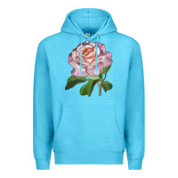 Ocean Blue belinda's blush rose Premium Hoodie - LillyAllenDesigns