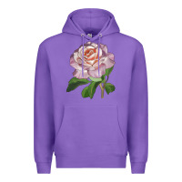 Purple belinda's blush rose Premium Hoodie - LillyAllenDesigns