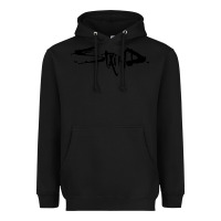Black staind Heavyweight Hoodie - artisFamous