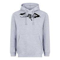 Heather Grey staind Heavyweight Hoodie - artisFamous