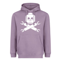 Lavender block face pirate Heavyweight Hoodie - artisFamous
