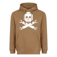 Toasted Coconut block face pirate Heavyweight Hoodie - artisFamous