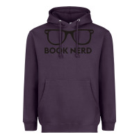 Plum book nerd Heavyweight Hoodie - artisFamous