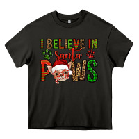Asphalt i believe in santa paws chihuahuha Heavy Core Tee - Jasminsmagicworld