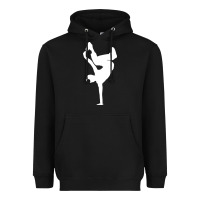 Black breakdancer Heavyweight Hoodie - artisFamous