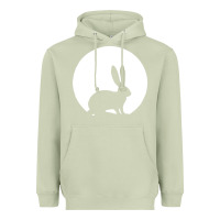Matcha bunny and full moon funny Heavyweight Hoodie - artisFamous