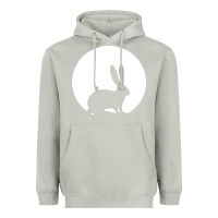 Moon Dust bunny and full moon funny Heavyweight Hoodie - artisFamous