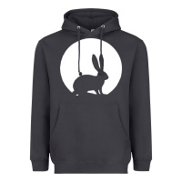 Smoke bunny and full moon funny Heavyweight Hoodie - artisFamous