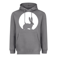 Storm bunny and full moon funny Heavyweight Hoodie - artisFamous