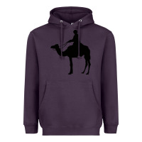 Plum camel rider Heavyweight Hoodie - artisFamous