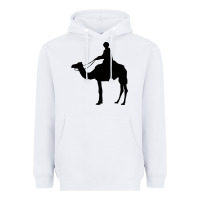 White camel rider Heavyweight Hoodie - artisFamous