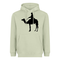 Matcha camel rider Heavyweight Hoodie - artisFamous