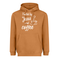 Meerkat Fueled by jesus and coffee Heavyweight Hoodie - artisFamous
