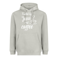 Moon Dust Fueled by jesus and coffee Heavyweight Hoodie - artisFamous